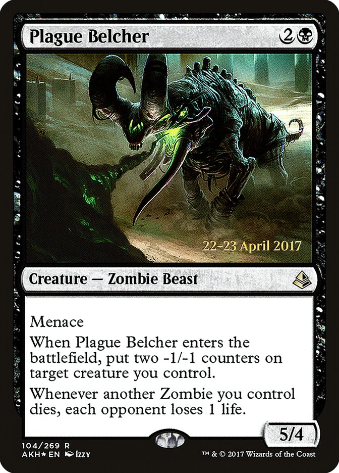Plague Belcher [Amonkhet Prerelease Promos] MTG Single Magic: The Gathering | Red Claw Gaming