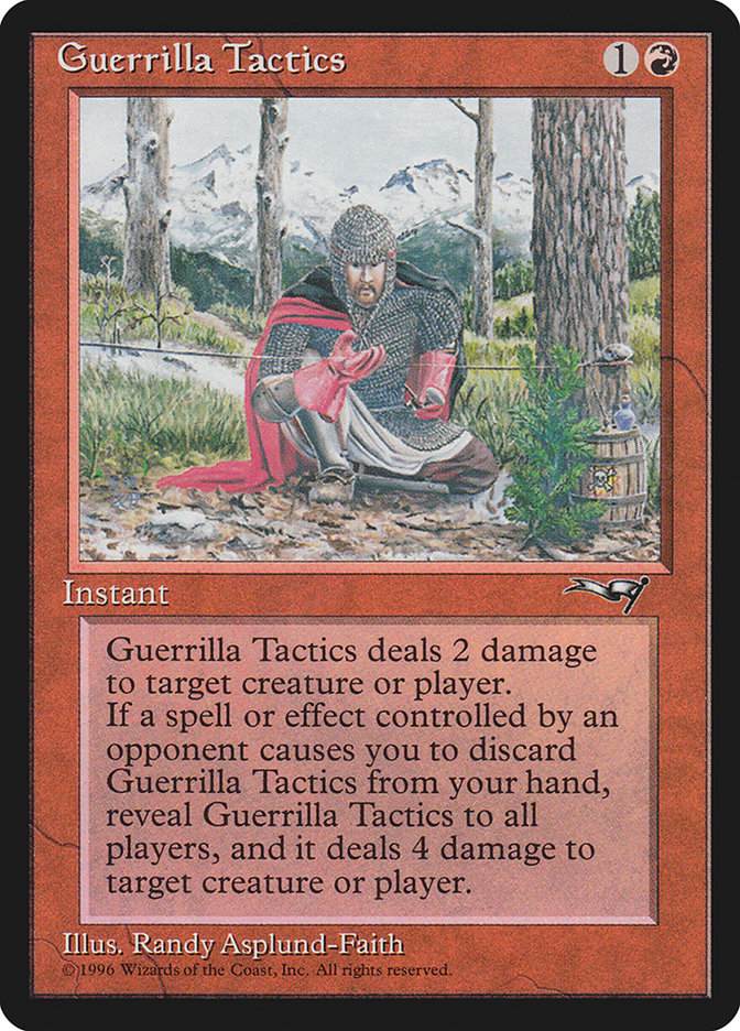 Guerrilla Tactics (Tripwire) [Alliances] MTG Single Magic: The Gathering | Red Claw Gaming