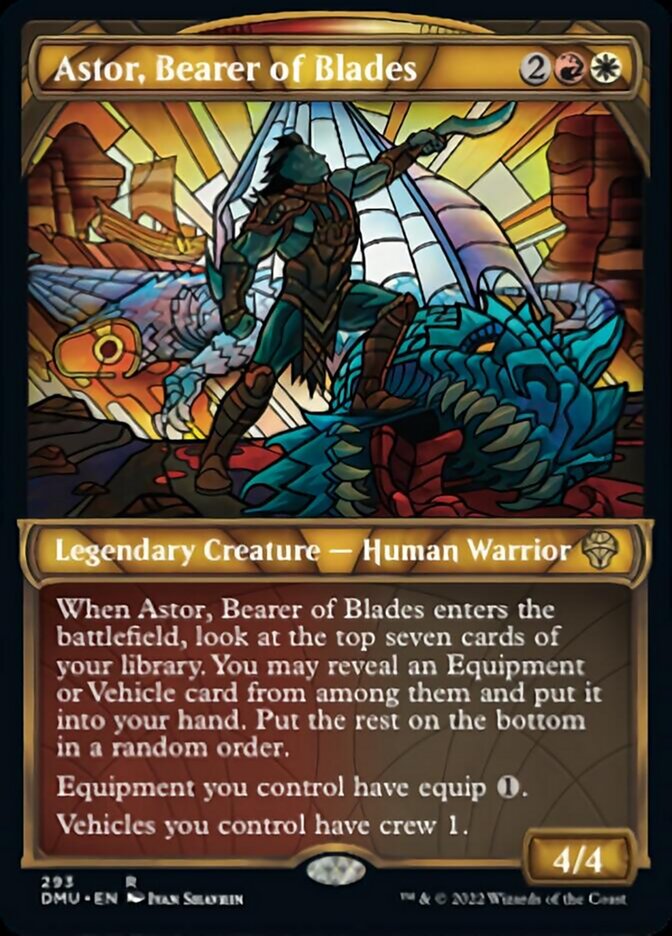 Astor, Bearer of Blades (Showcase) [Dominaria United] MTG Single Magic: The Gathering | Red Claw Gaming