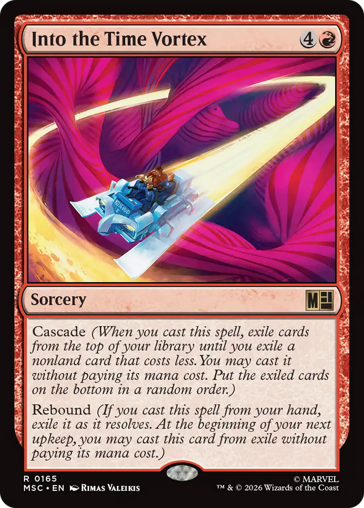 Into the Time Vortex (Surge Foil) [Marvel Super Heroes Commander] | Red Claw Gaming