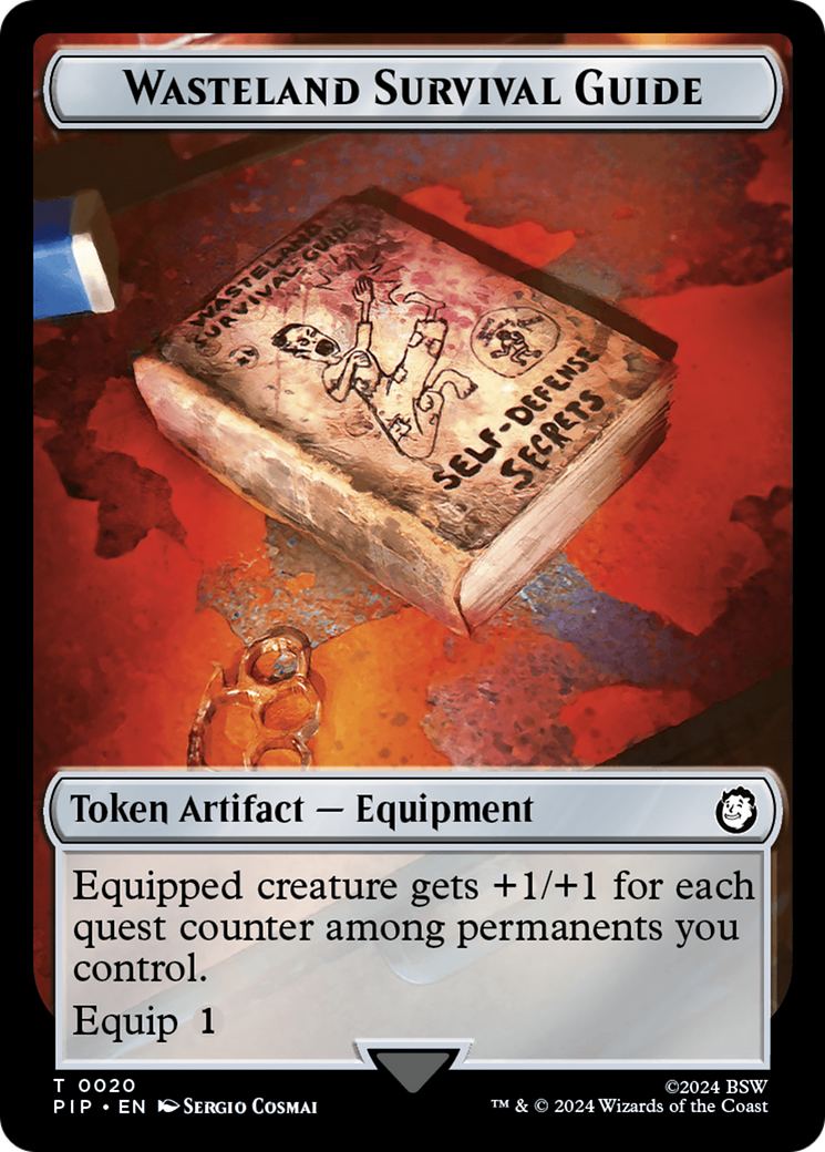 Food (0013) // Wasteland Survival Guide Double-Sided Token [Fallout Tokens] MTG Single Magic: The Gathering | Red Claw Gaming