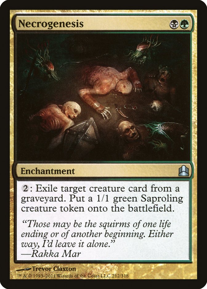 Necrogenesis [Commander 2011] MTG Single Magic: The Gathering | Red Claw Gaming