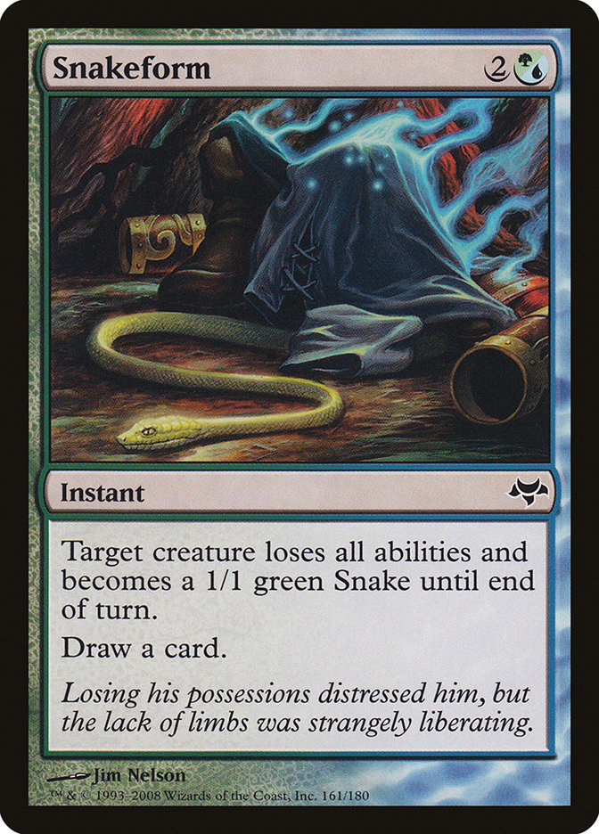 Snakeform [Eventide] MTG Single Magic: The Gathering | Red Claw Gaming
