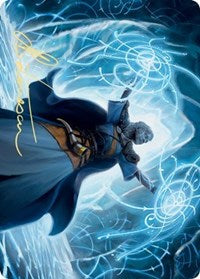 Frost Augur Art Card (Gold-Stamped Signature) [Kaldheim Art Series] MTG Single Magic: The Gathering | Red Claw Gaming