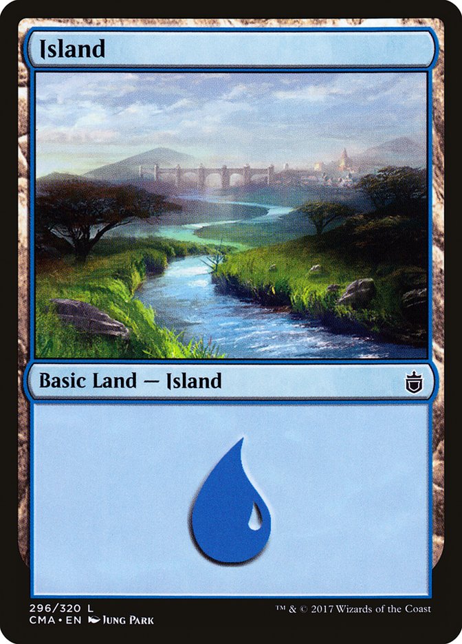 Island (296) [Commander Anthology] MTG Single Magic: The Gathering | Red Claw Gaming