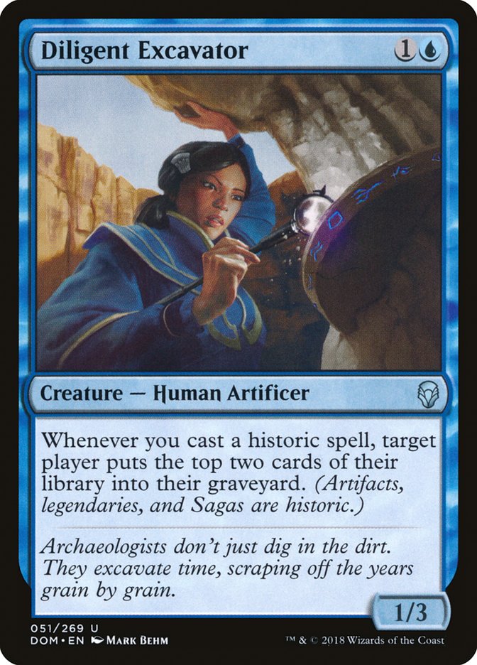 Diligent Excavator [Dominaria] MTG Single Magic: The Gathering | Red Claw Gaming