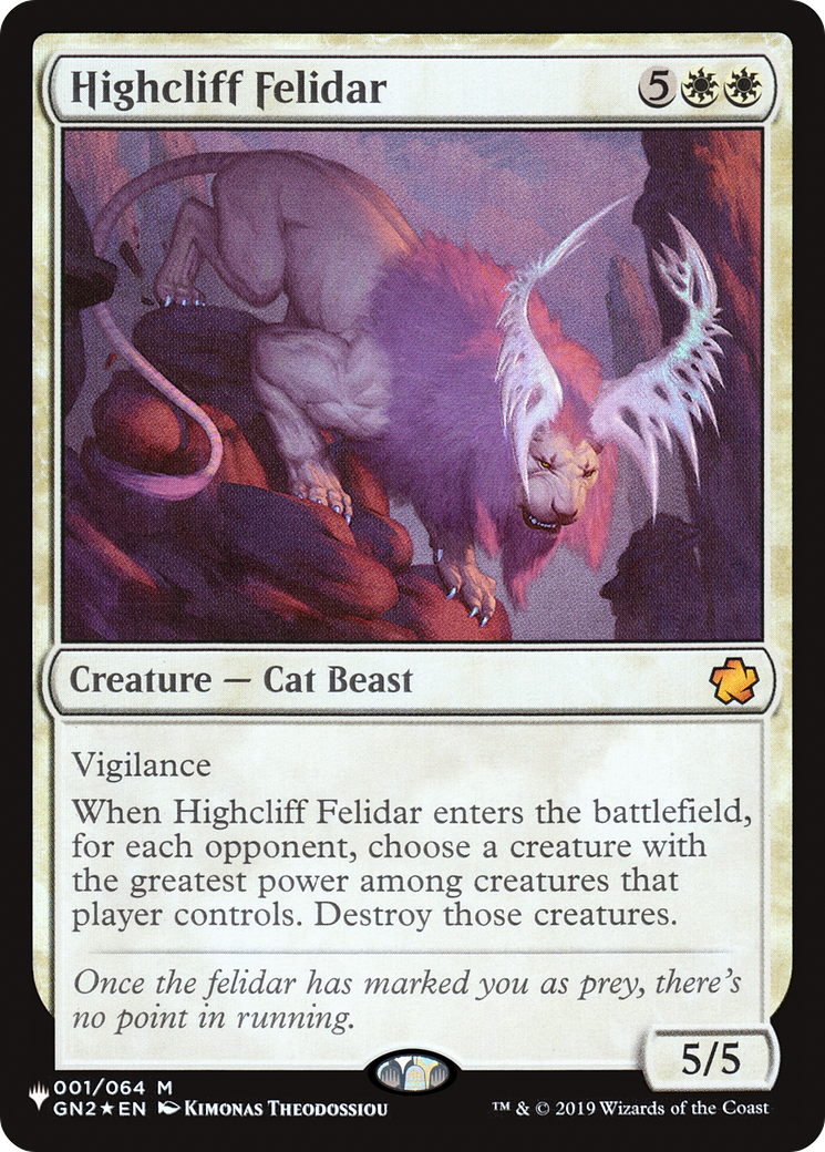 Highcliff Felidar [The List] MTG Single Magic: The Gathering | Red Claw Gaming