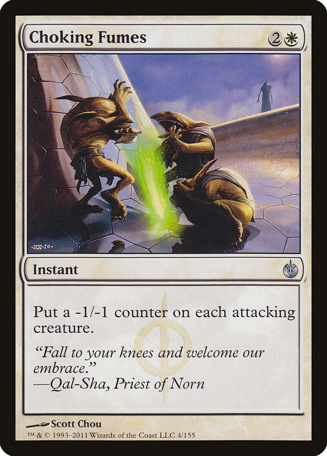 Choking Fumes [Mirrodin Besieged] MTG Single Magic: The Gathering | Red Claw Gaming