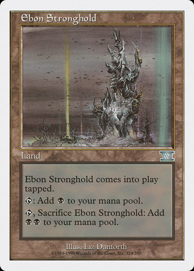 Ebon Stronghold [Classic Sixth Edition] MTG Single Magic: The Gathering | Red Claw Gaming