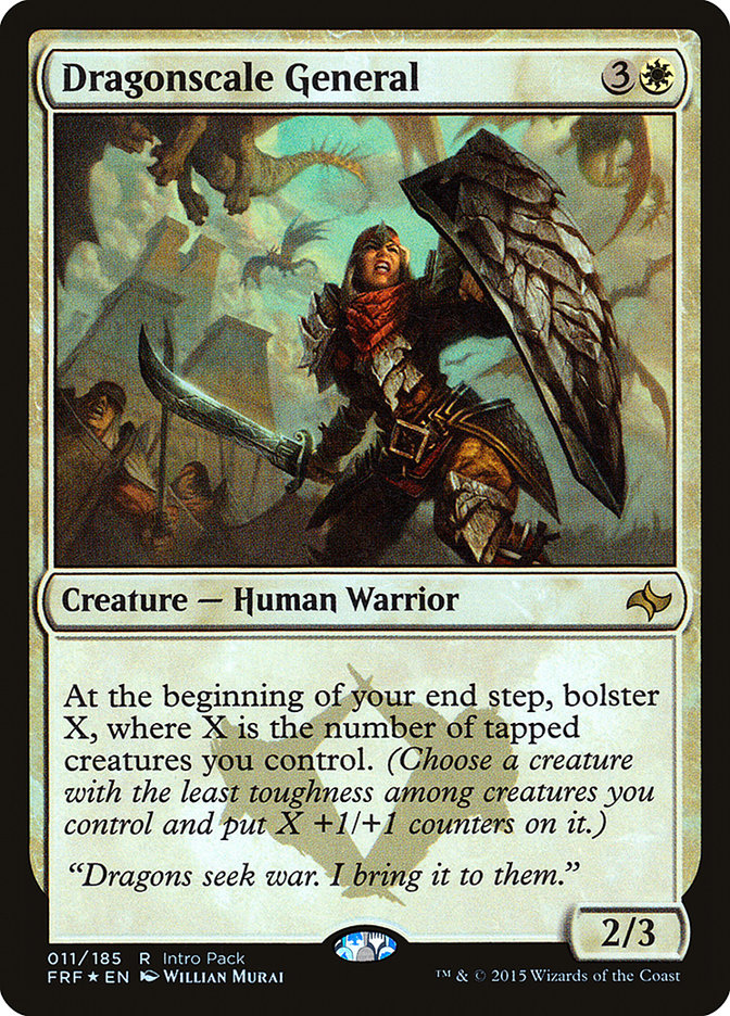 Dragonscale General (Intro Pack) [Fate Reforged Promos] MTG Single Magic: The Gathering | Red Claw Gaming