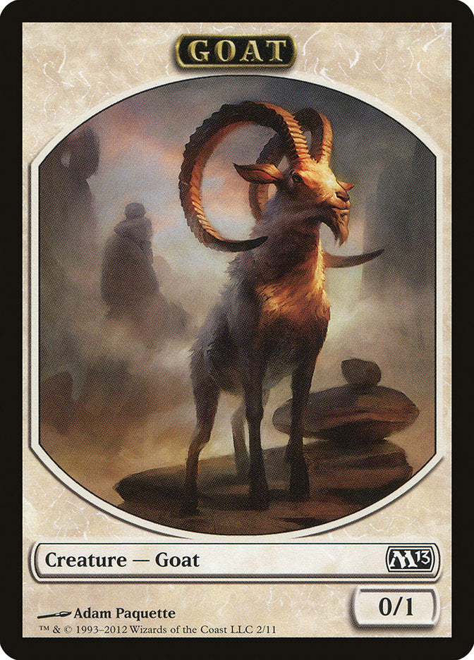 Goat Token [Magic 2013 Tokens] MTG Single Magic: The Gathering | Red Claw Gaming