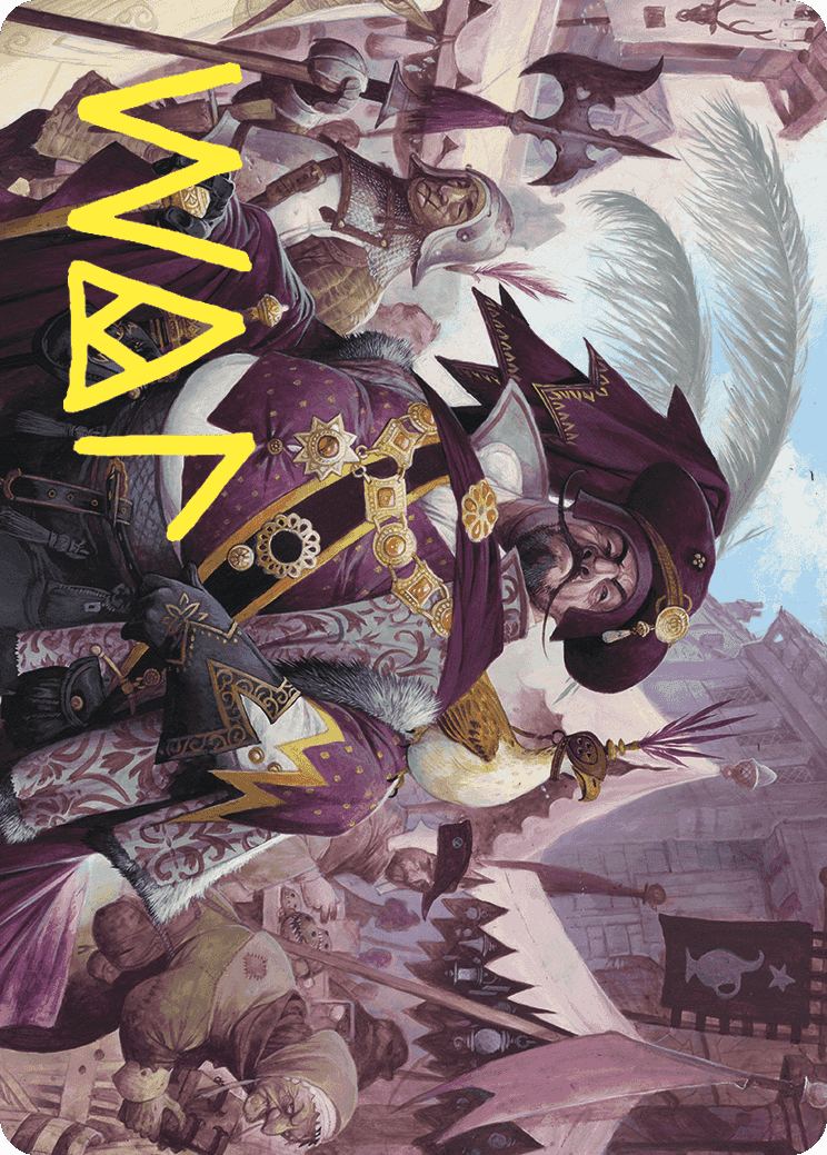 Discerning Financier Art Card (Gold-Stamped Signature) [Wilds of Eldraine Art Series] MTG Single Magic: The Gathering | Red Claw Gaming