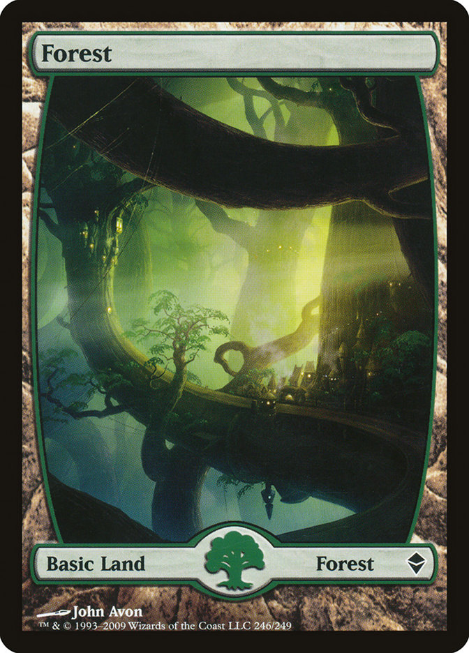 Forest (246) [Zendikar] MTG Single Magic: The Gathering | Red Claw Gaming