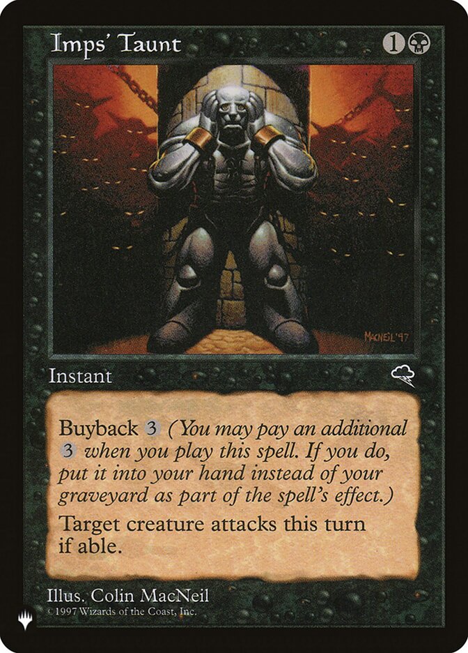 Imps' Taunt [The List] MTG Single Magic: The Gathering | Red Claw Gaming