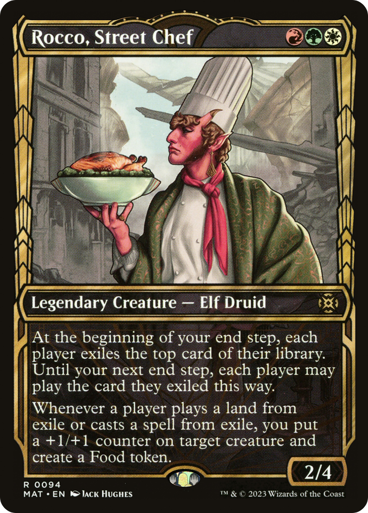 Rocco, Street Chef (Showcase) [March of the Machine: The Aftermath] MTG Single Magic: The Gathering | Red Claw Gaming
