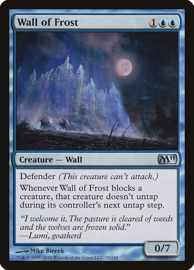 Wall of Frost [Magic 2011] MTG Single Magic: The Gathering | Red Claw Gaming