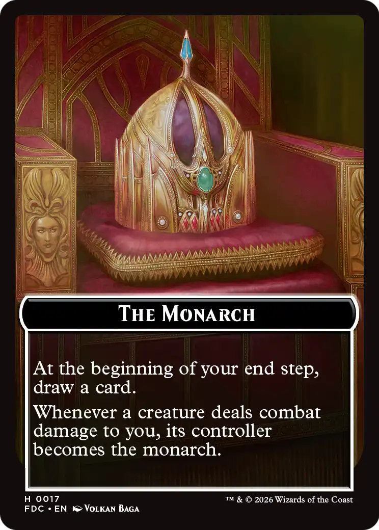 Thopter // The Monarch Double-Sided Token [Foundations Commander Tokens] | Red Claw Gaming