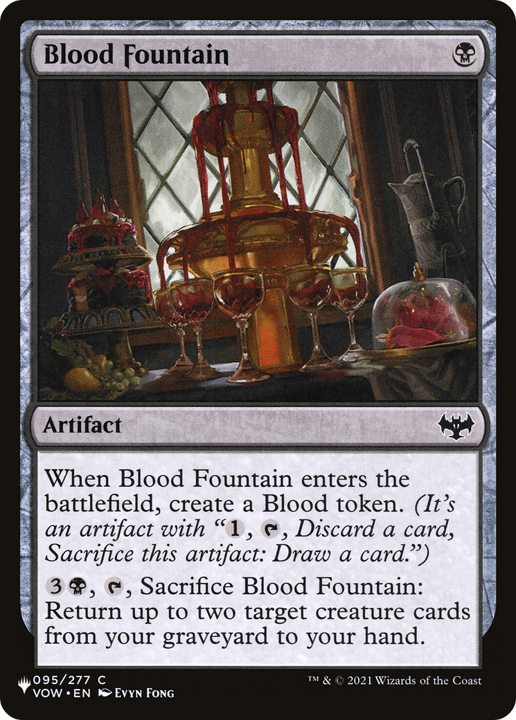 Blood Fountain [The List] MTG Single Magic: The Gathering | Red Claw Gaming