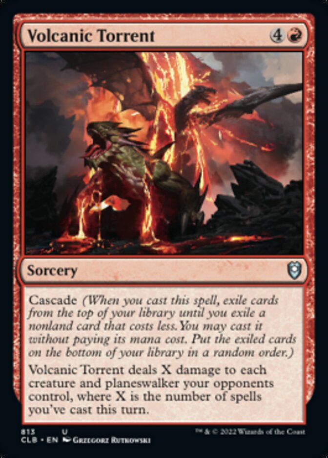 Volcanic Torrent [Commander Legends: Battle for Baldur's Gate] MTG Single Magic: The Gathering | Red Claw Gaming