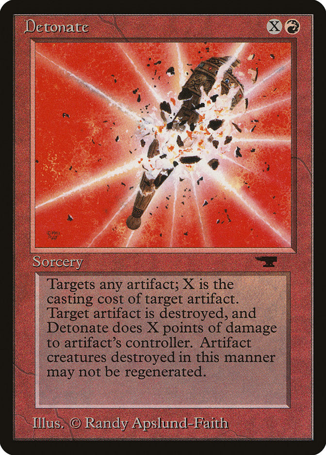 Detonate [Antiquities] MTG Single Magic: The Gathering | Red Claw Gaming