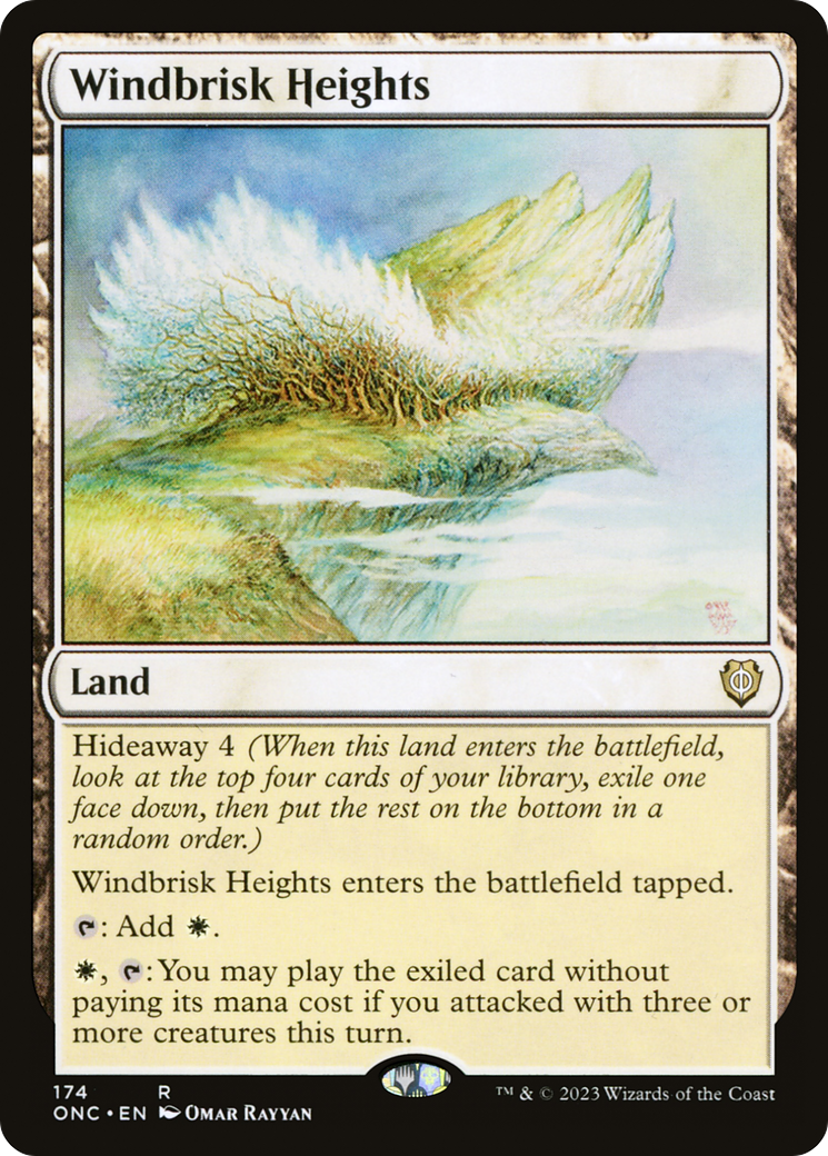 Windbrisk Heights [Phyrexia: All Will Be One Commander] MTG Single Magic: The Gathering | Red Claw Gaming