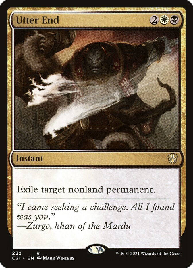 Utter End [Commander 2021] MTG Single Magic: The Gathering | Red Claw Gaming