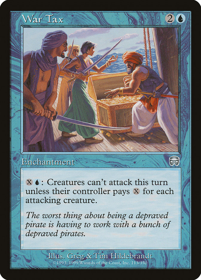 War Tax [Mercadian Masques] MTG Single Magic: The Gathering | Red Claw Gaming