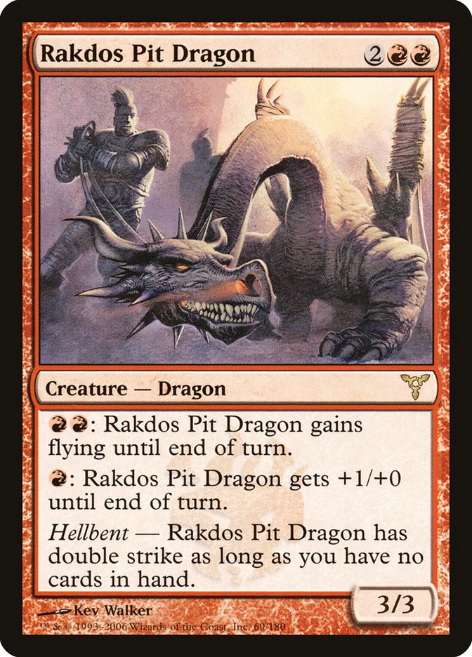 Rakdos Pit Dragon [Dissension] MTG Single Magic: The Gathering | Red Claw Gaming