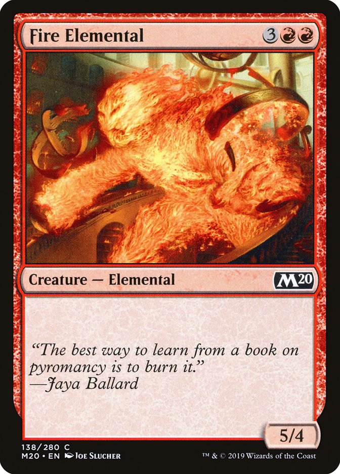 Fire Elemental [Core Set 2020] MTG Single Magic: The Gathering | Red Claw Gaming