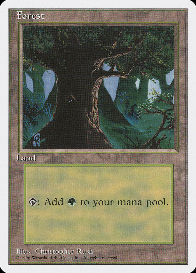 Forest (Creature in Tree Hole) [Introductory Two-Player Set] MTG Single Magic: The Gathering | Red Claw Gaming
