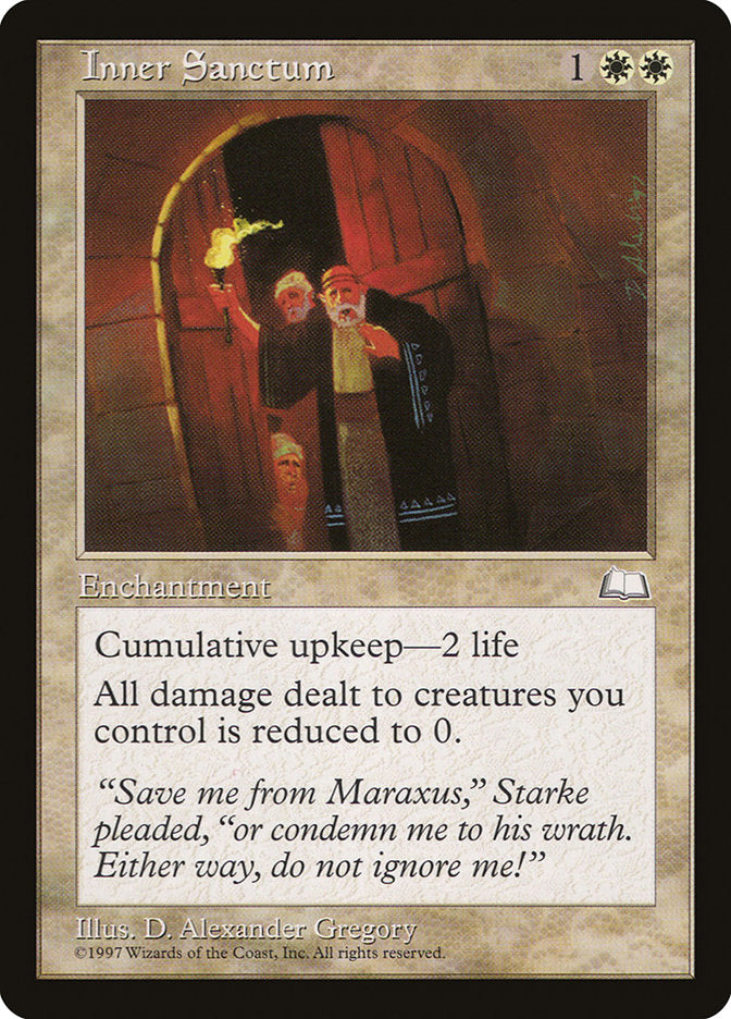 Inner Sanctum [Weatherlight] MTG Single Magic: The Gathering | Red Claw Gaming