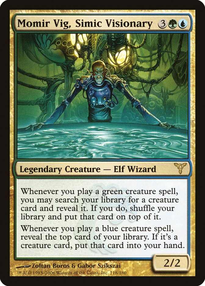 Momir Vig, Simic Visionary [Dissension] MTG Single Magic: The Gathering | Red Claw Gaming
