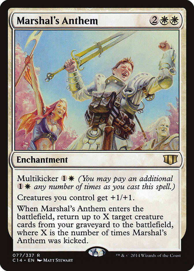 Marshal's Anthem [Commander 2014] MTG Single Magic: The Gathering | Red Claw Gaming