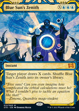 Blue Sun's Zenith (Foil Etched) [Strixhaven: Mystical Archive] MTG Single Magic: The Gathering | Red Claw Gaming