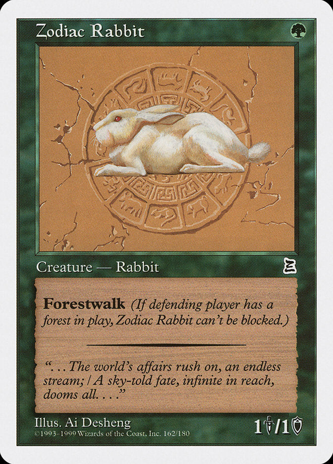 Zodiac Rabbit [Portal Three Kingdoms] MTG Single Magic: The Gathering | Red Claw Gaming