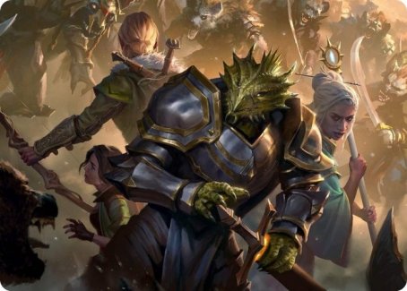 You Come to the Gnoll Camp Art Card [Dungeons & Dragons: Adventures in the Forgotten Realms Art Series] MTG Single Magic: The Gathering | Red Claw Gaming