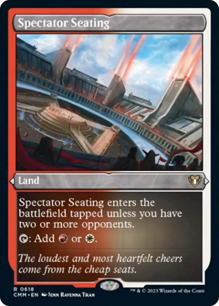 Spectator Seating (Foil Etched) [Commander Masters] MTG Single Magic: The Gathering | Red Claw Gaming