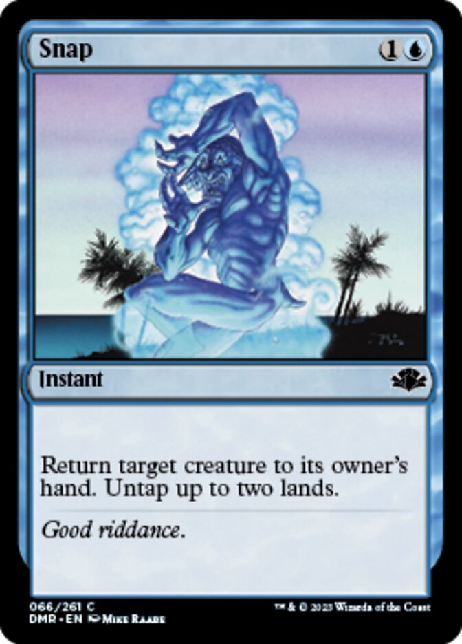 Snap [Dominaria Remastered] MTG Single Magic: The Gathering | Red Claw Gaming