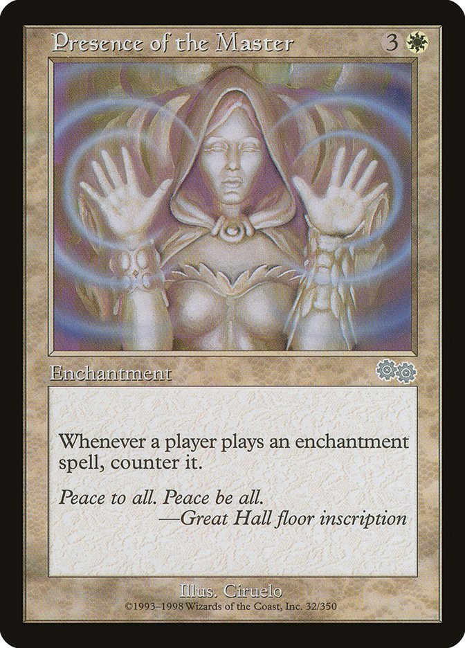 Presence of the Master [Urza's Saga] MTG Single Magic: The Gathering | Red Claw Gaming