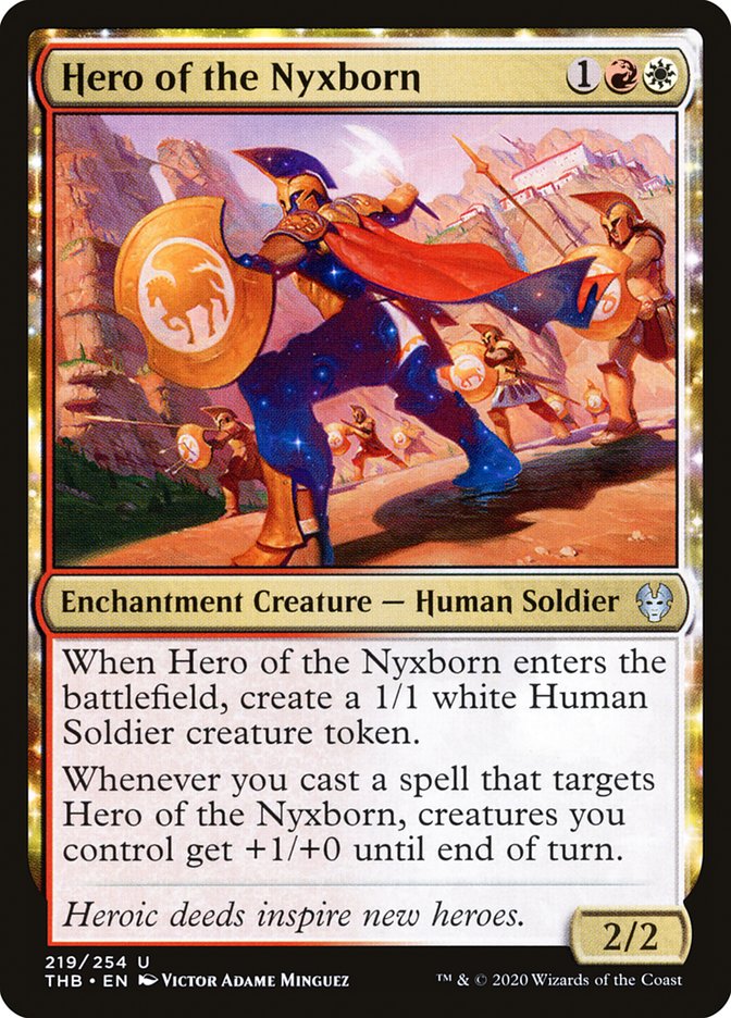 Hero of the Nyxborn [Theros Beyond Death] MTG Single Magic: The Gathering | Red Claw Gaming