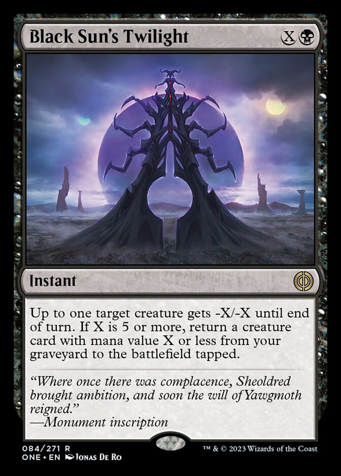 Black Sun's Twilight [Phyrexia: All Will Be One] MTG Single Magic: The Gathering | Red Claw Gaming