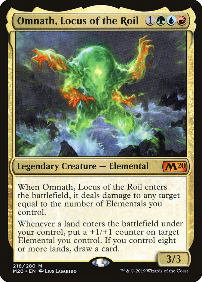 Omnath, Locus of the Roil [Core Set 2020] MTG Single Magic: The Gathering | Red Claw Gaming