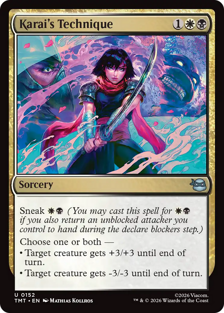 Karai's Technique [Teenage Mutant Ninja Turtles] MTG Single Magic: The Gathering | Red Claw Gaming