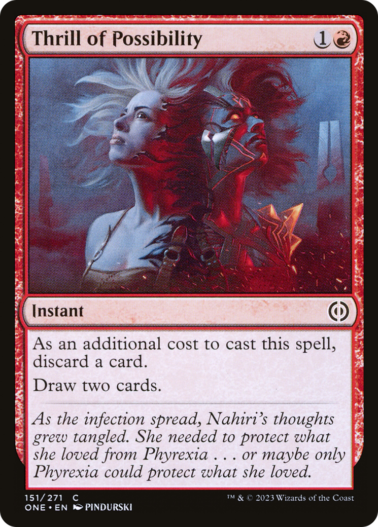 Thrill of Possibility [Phyrexia: All Will Be One] MTG Single Magic: The Gathering | Red Claw Gaming