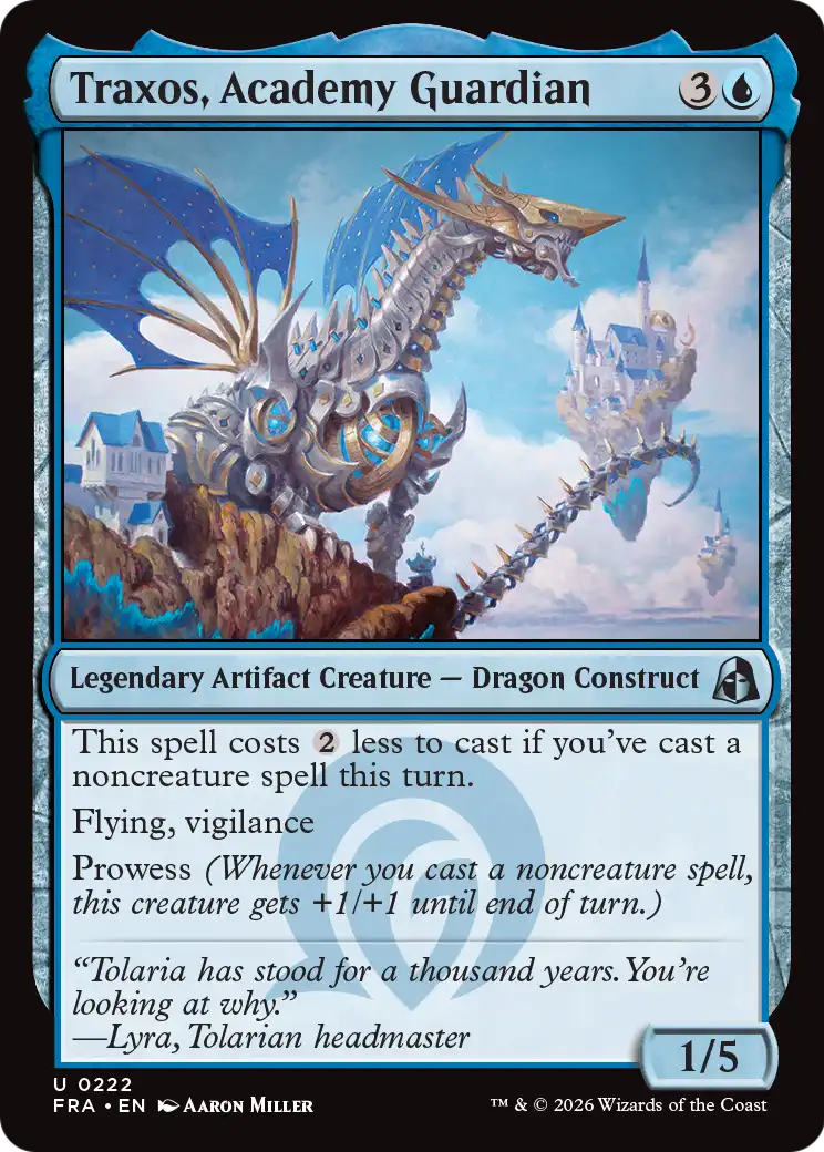 Traxos, Academy Guardian [Reality Fracture] | Red Claw Gaming