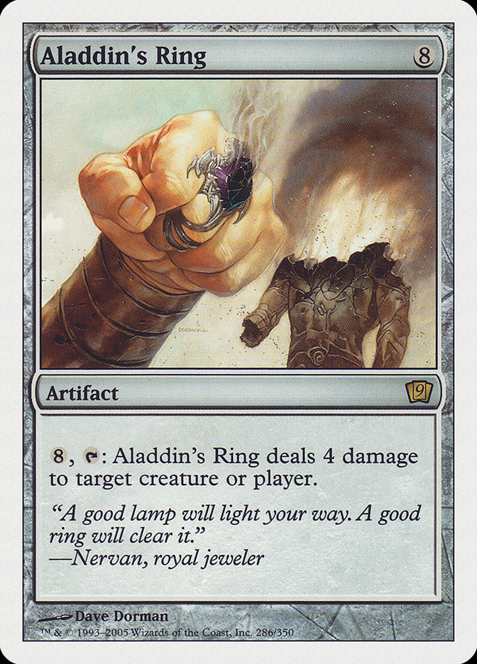 Aladdin's Ring [Ninth Edition] MTG Single Magic: The Gathering | Red Claw Gaming