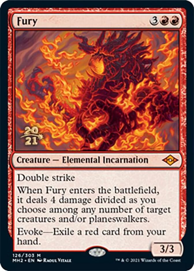 Fury [Modern Horizons 2 Prerelease Promos] MTG Single Magic: The Gathering | Red Claw Gaming