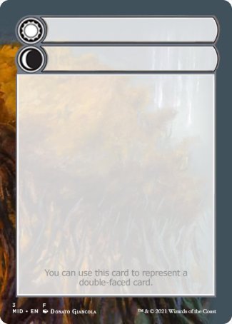 Helper Card (3/9) [Innistrad: Midnight Hunt Tokens] MTG Single Magic: The Gathering | Red Claw Gaming