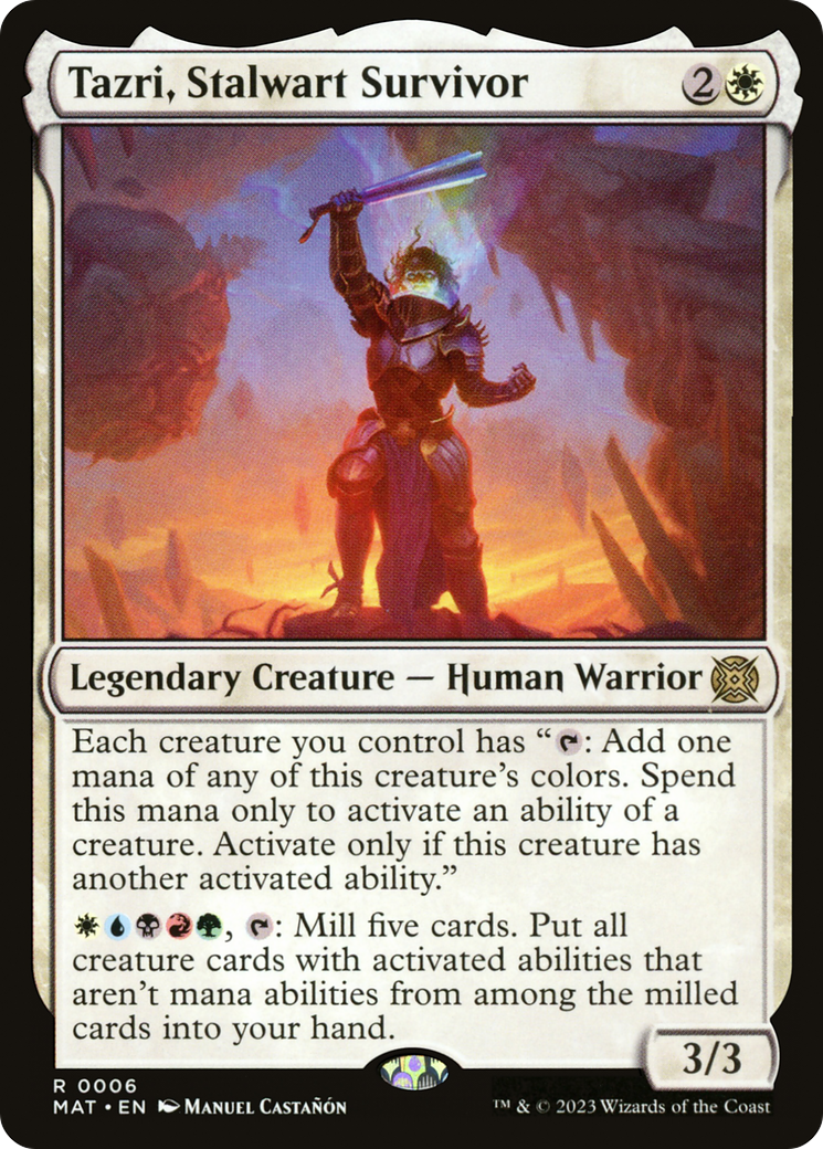 Tazri, Stalwart Survivor [March of the Machine: The Aftermath] MTG Single Magic: The Gathering | Red Claw Gaming