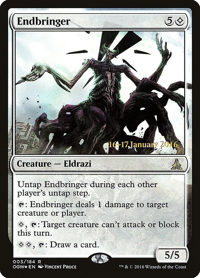 Endbringer [Oath of the Gatewatch Prerelease Promos] MTG Single Magic: The Gathering | Red Claw Gaming